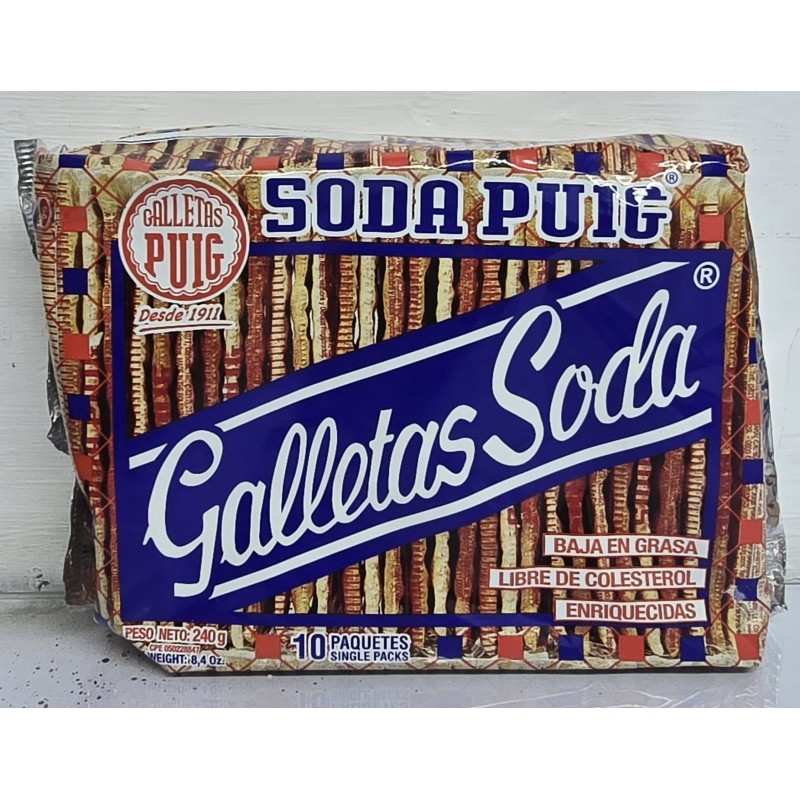 DISPLEY DE GALLETA SODA PUIG 240 GR