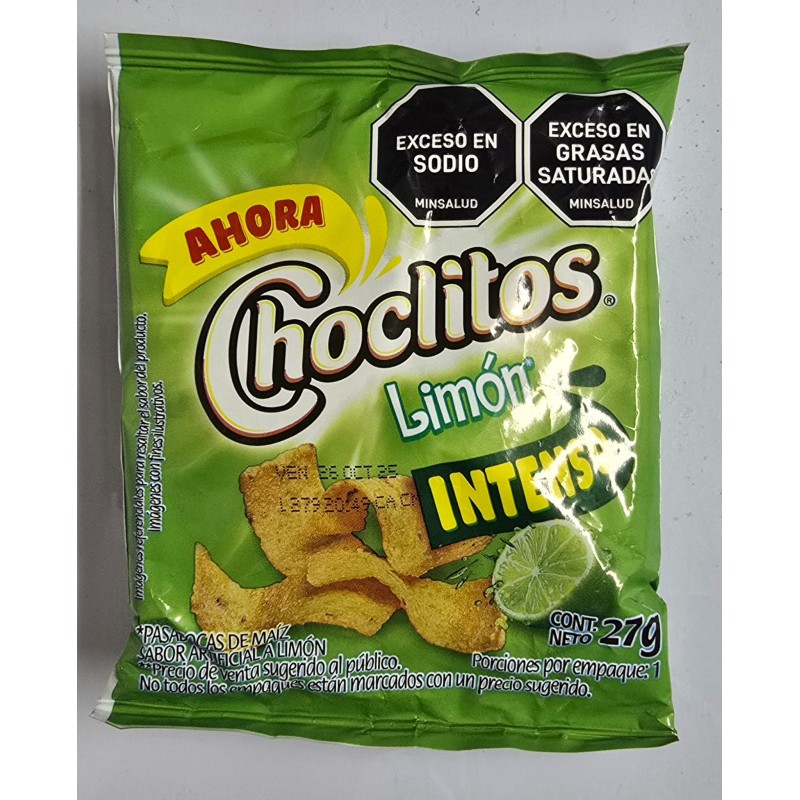CHOCLITOS LIMON 27 GR