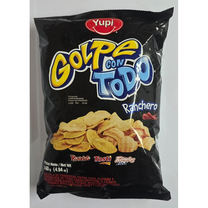 GOLPE CON TODO RANCHERO 140 GR YUPI