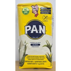HARINA PAN DE MAIZ BLANCO 1 KG