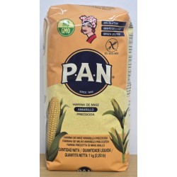 HARINA PAN DE MAIZ AMARILLO 1 KG
